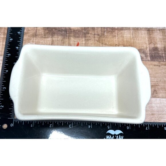 Nantucket Mini Hand-Painted Ceramic Angel Motif Rectangle Baking Dish - Picture 4 of 4